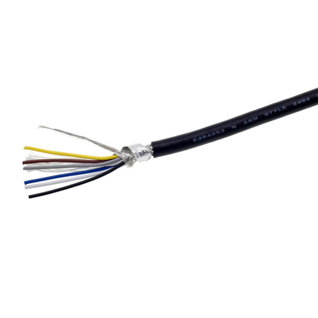UL2464 80 ℃ 300V Cable de alimentación de PVC AL Trenzado de cobre blindado