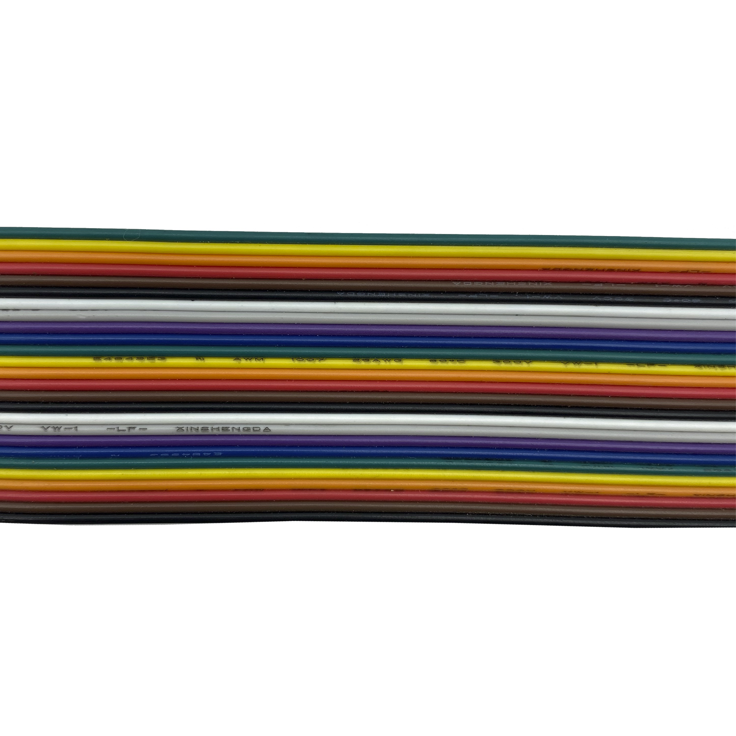Cable de cinta plano Cable plano flexible aislado con PVC personalizado