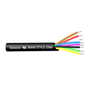 Cable sin apantallar flexible de alto voltaje UL AWM 2586 0.6KV / 1KV