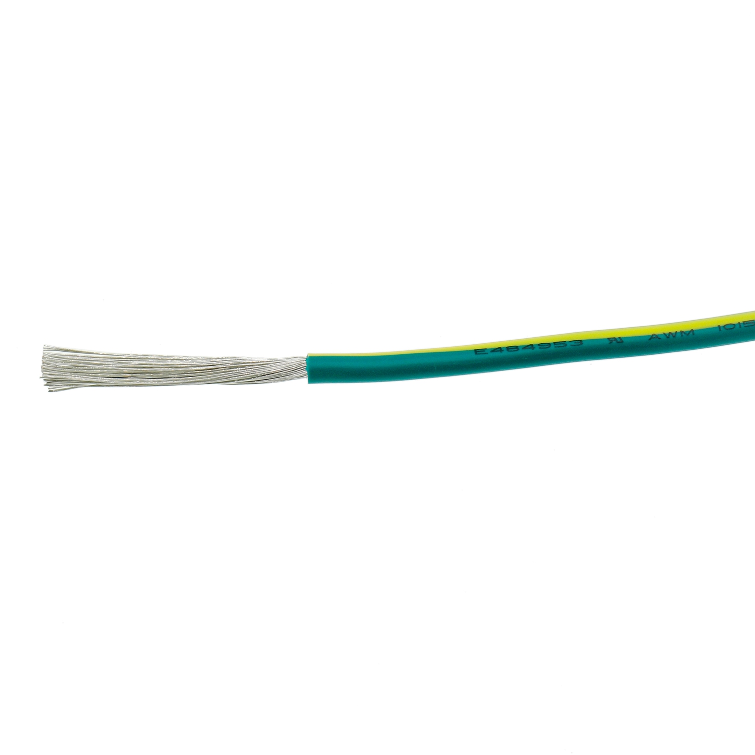 Bajo voltaje del verde amarillo del cable de alimentación eléctrica de UL1015 8AWG