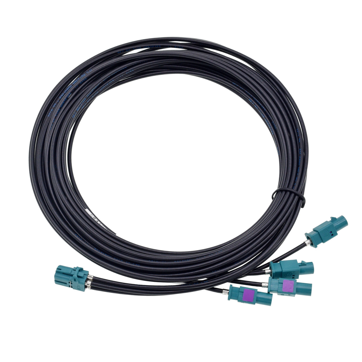 Arnés de cableado automotriz coaxial del remolque de la vivienda del enchufe del PVC